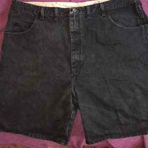 Wrangler size 44 Black Denim Jean Shorts